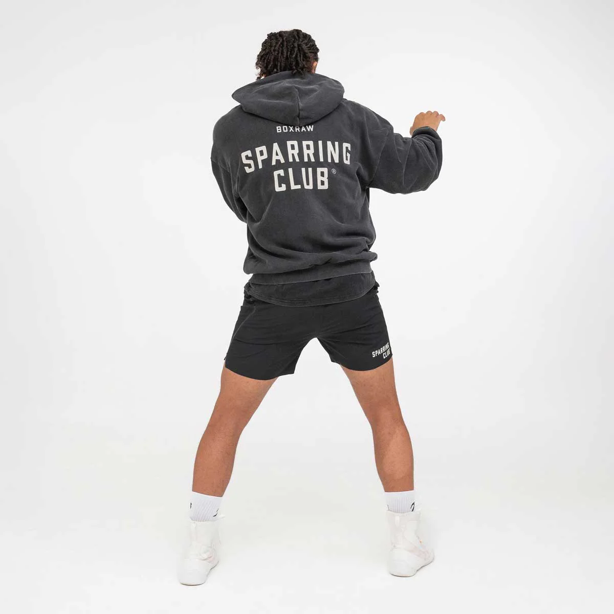 Sudadera Boxraw Sparring Club Oversize con capucha y cremallera - Image 4
