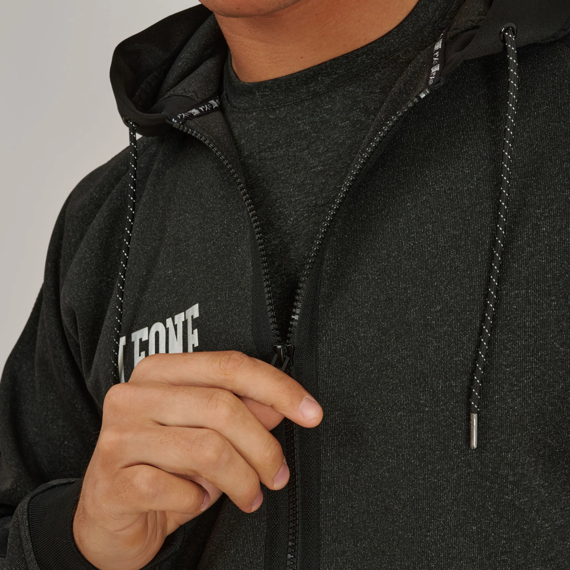 Sudadera Leone Melange ABX611 con capucha - Image 18