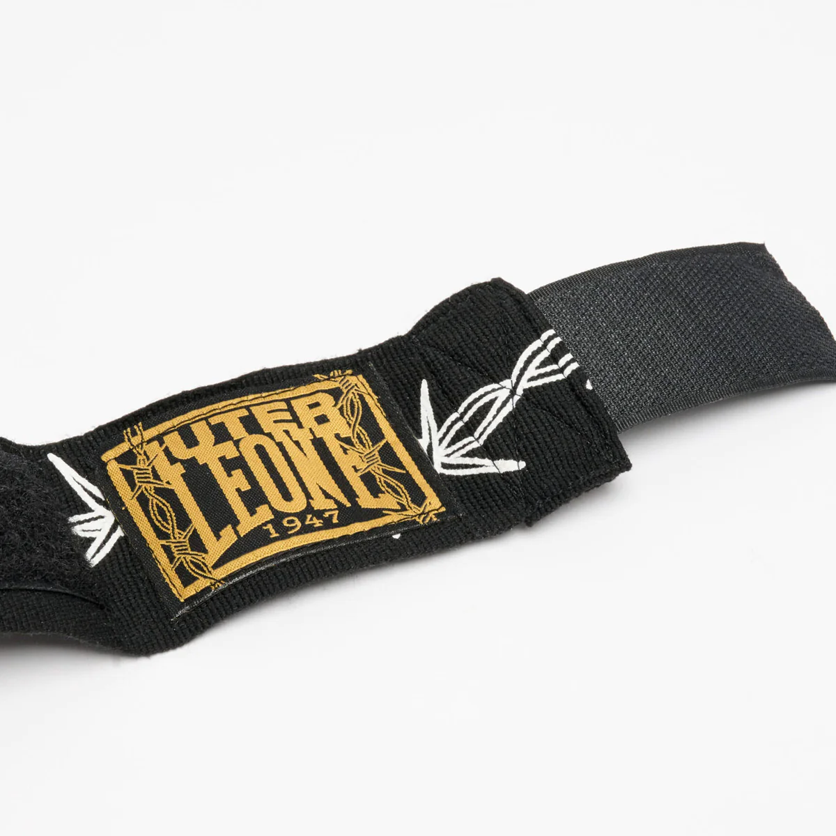 Vendas de boxeo 3,5mt Leone IUTER Barbed Wire AB705IU Negro - Image 5